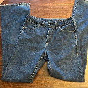 Women’s ariat jeans raw hem